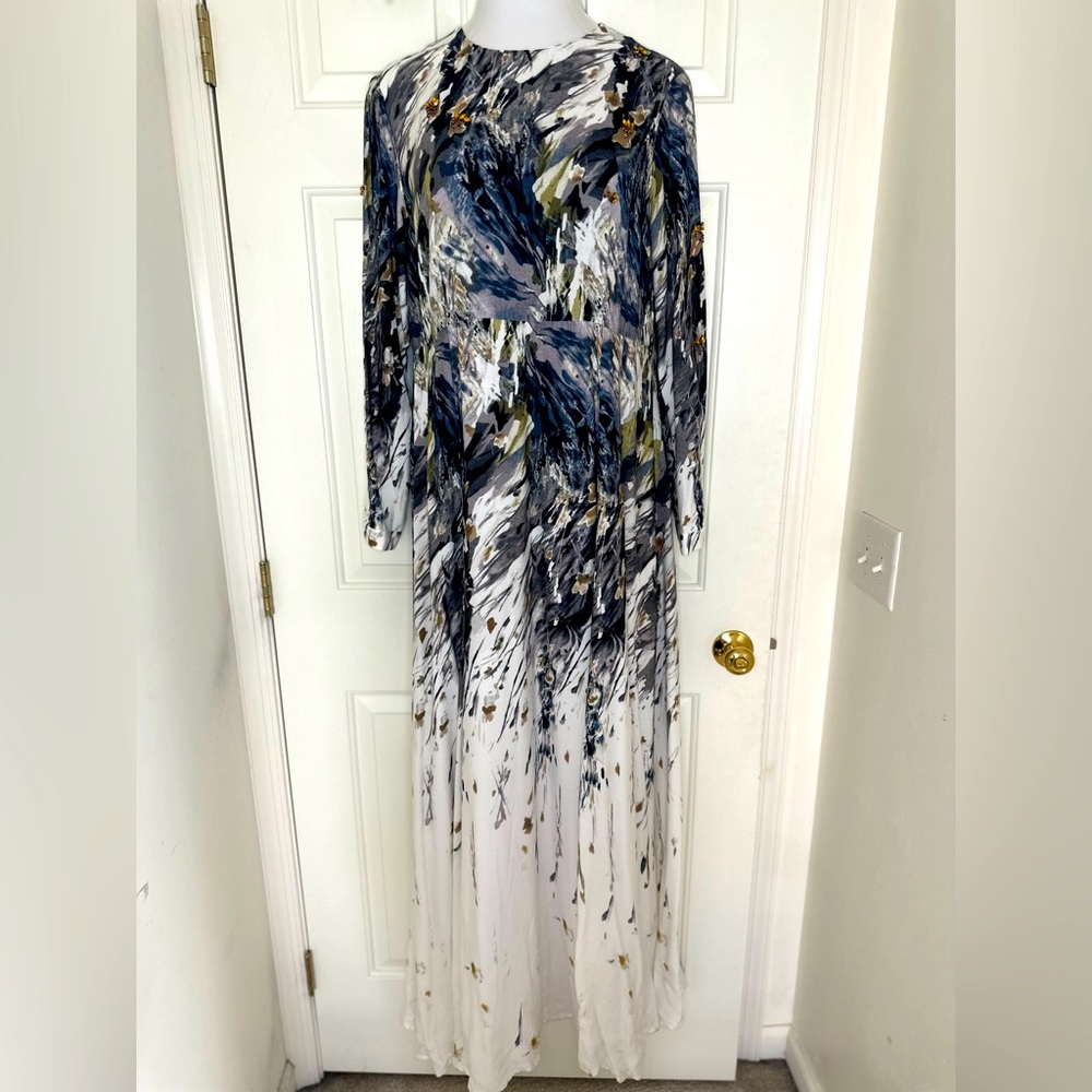 AnnahHariri Long Sleeve Maxi Dress